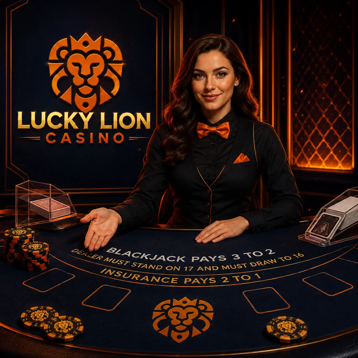 Live casino at Lucky Lion